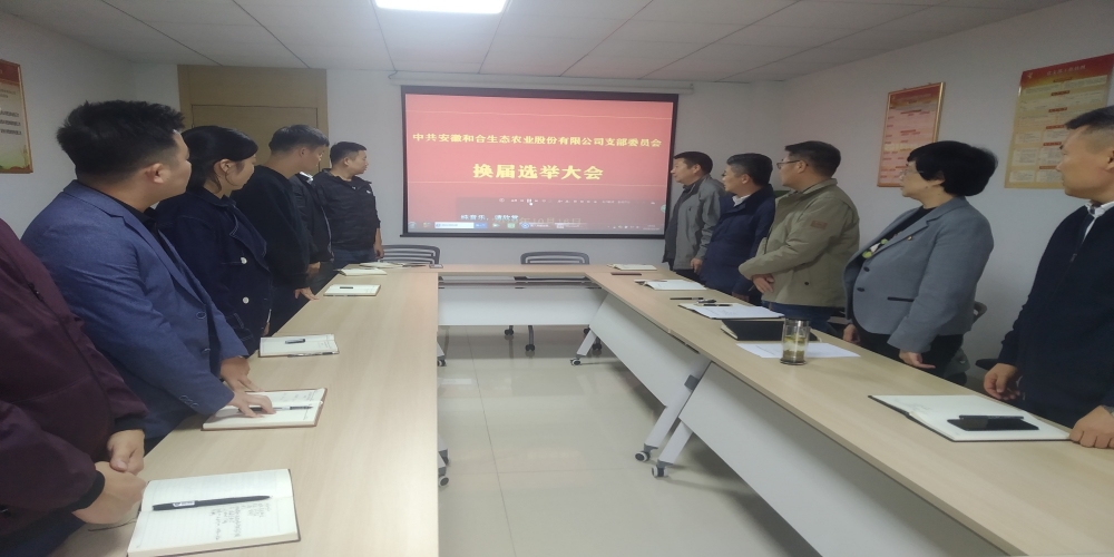 和合生態(tài)黨支部召開換屆選舉大會