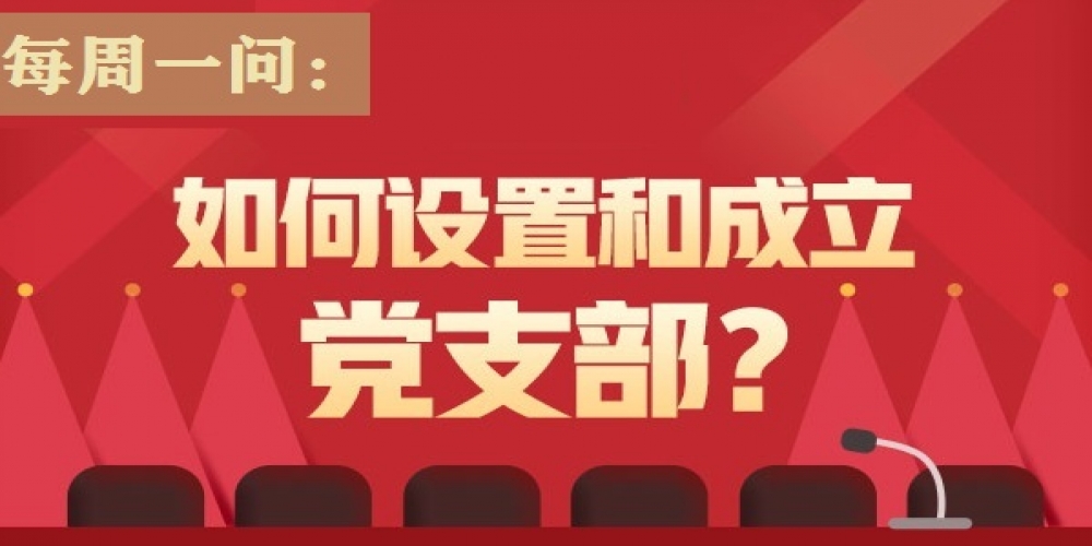 如何設置和成立黨支部？