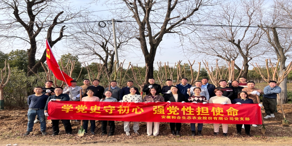 3月植樹添綠正當(dāng)時——合肥綠葉集團在小廟基地開展義務(wù)植樹活動