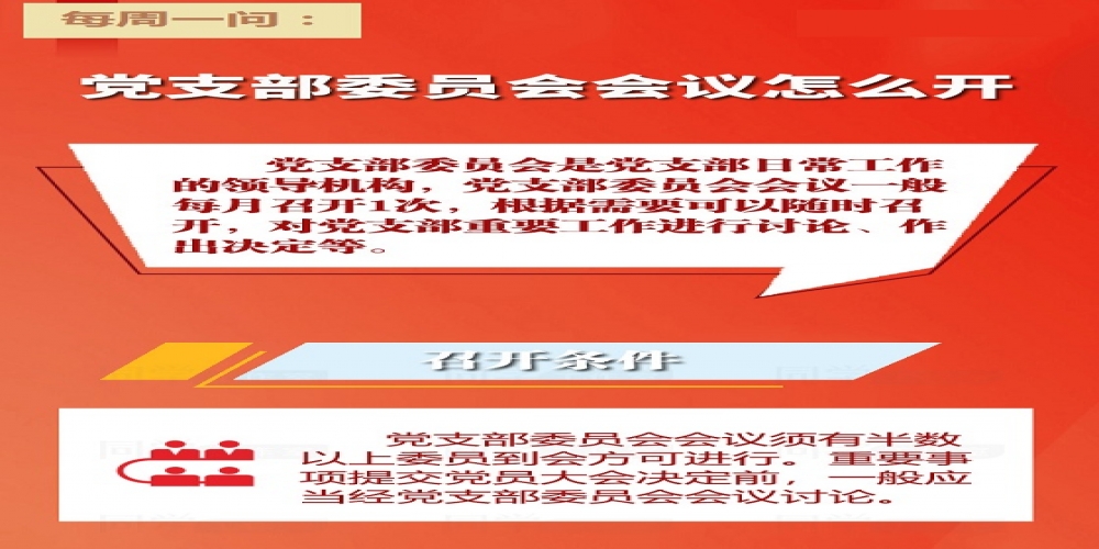 黨支部委員會會議怎么開？