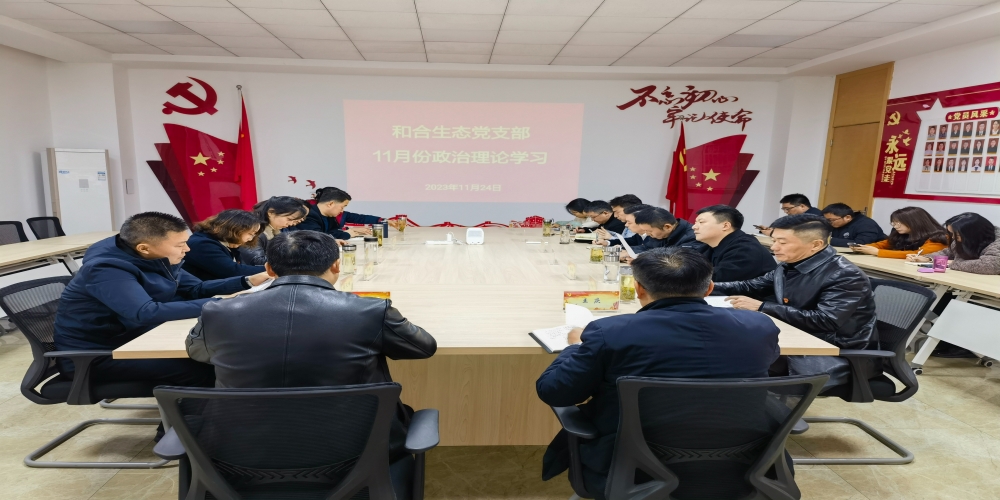 和合生態(tài)黨支部組織開(kāi)展11月份政治理論學(xué)習(xí)