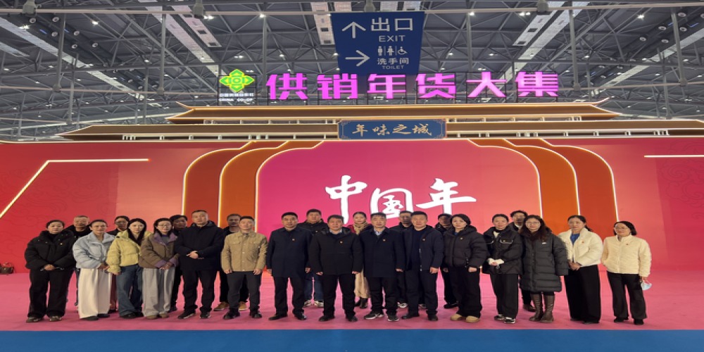 和合生態(tài)黨支部組織廣大黨員職工參觀2025供銷(xiāo)年貨大集